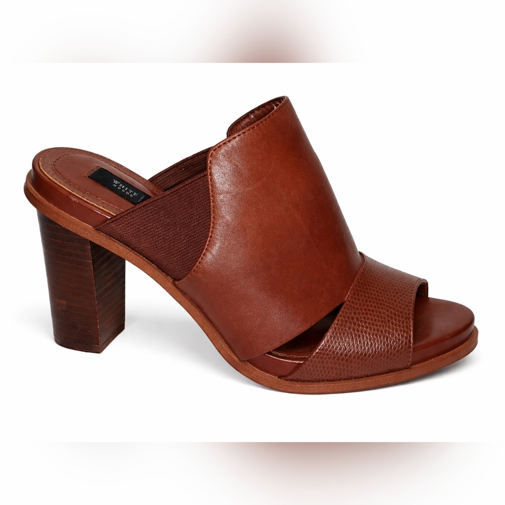 White House Black Market Caylee leather mule  Women's Size 7.5 M
